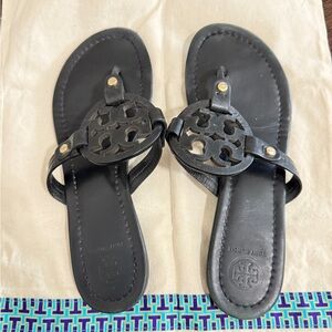 Tory Burch Black Miller Sandals